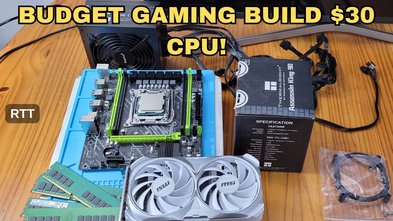 Game On a Budget Unveiling the Ultimate 32GB + Mobo + Xeon E5 1660 v4 Gaming Rig!