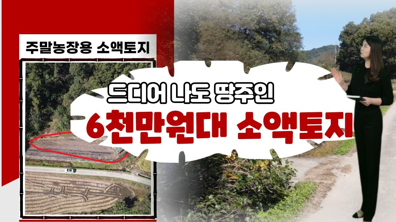 [물건 5105 호명리 토지] 가격인하 ! 나도 땅주인될수있는 기회 , 주말농장 믿기힘든 급매