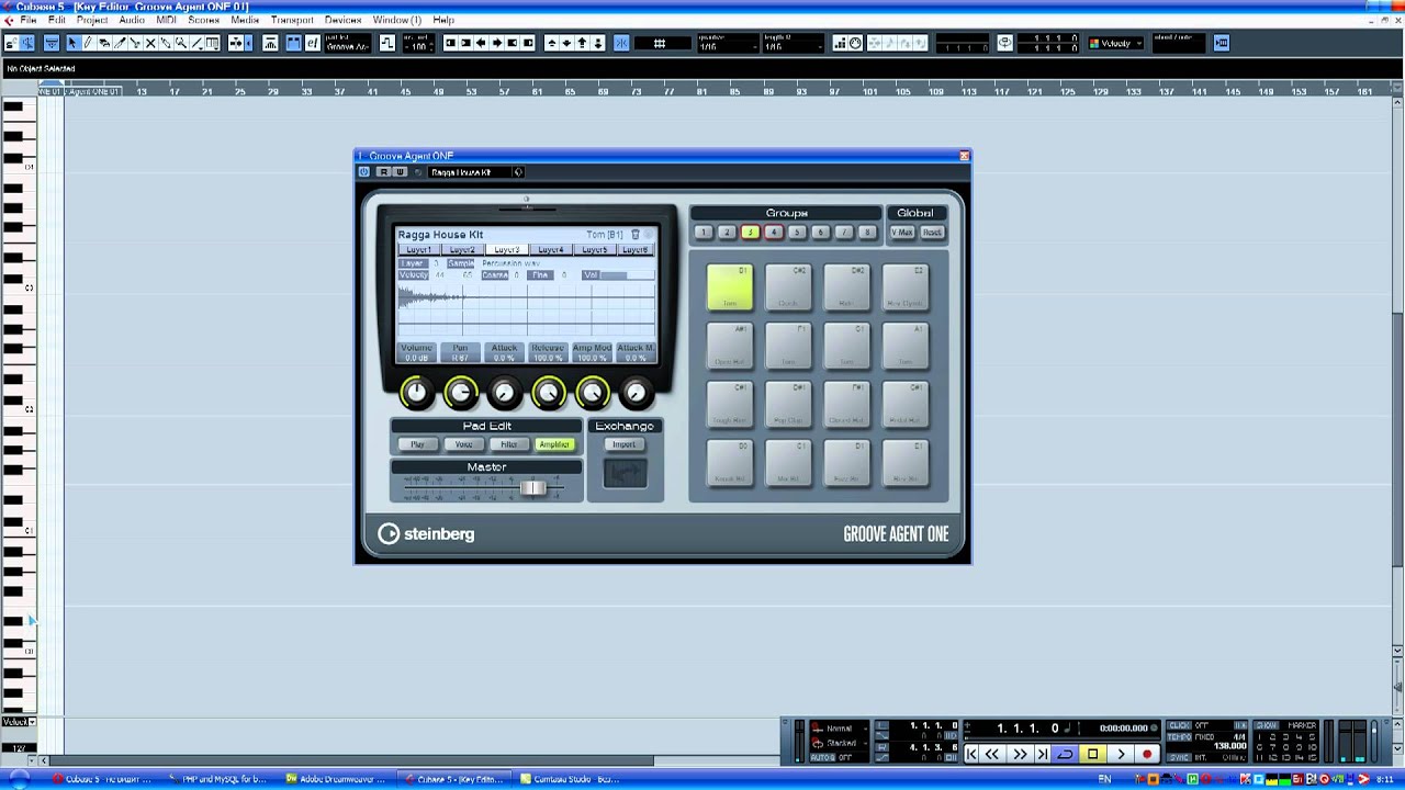 UGEX.Ru - Как загрузить сэмпл в Groove Agent One - Cubase