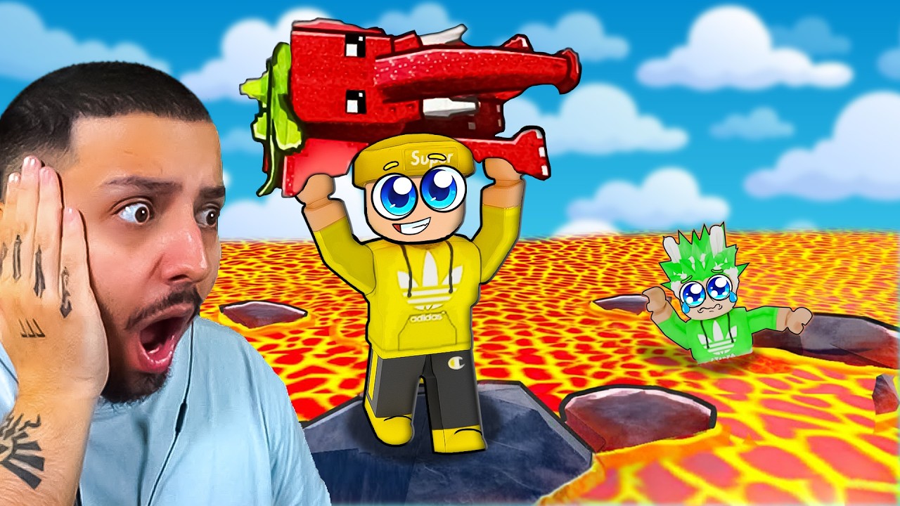 ICH bekomme das SELTENSTE BRAINROT in SURVIVE LAVA for BRAINROT
