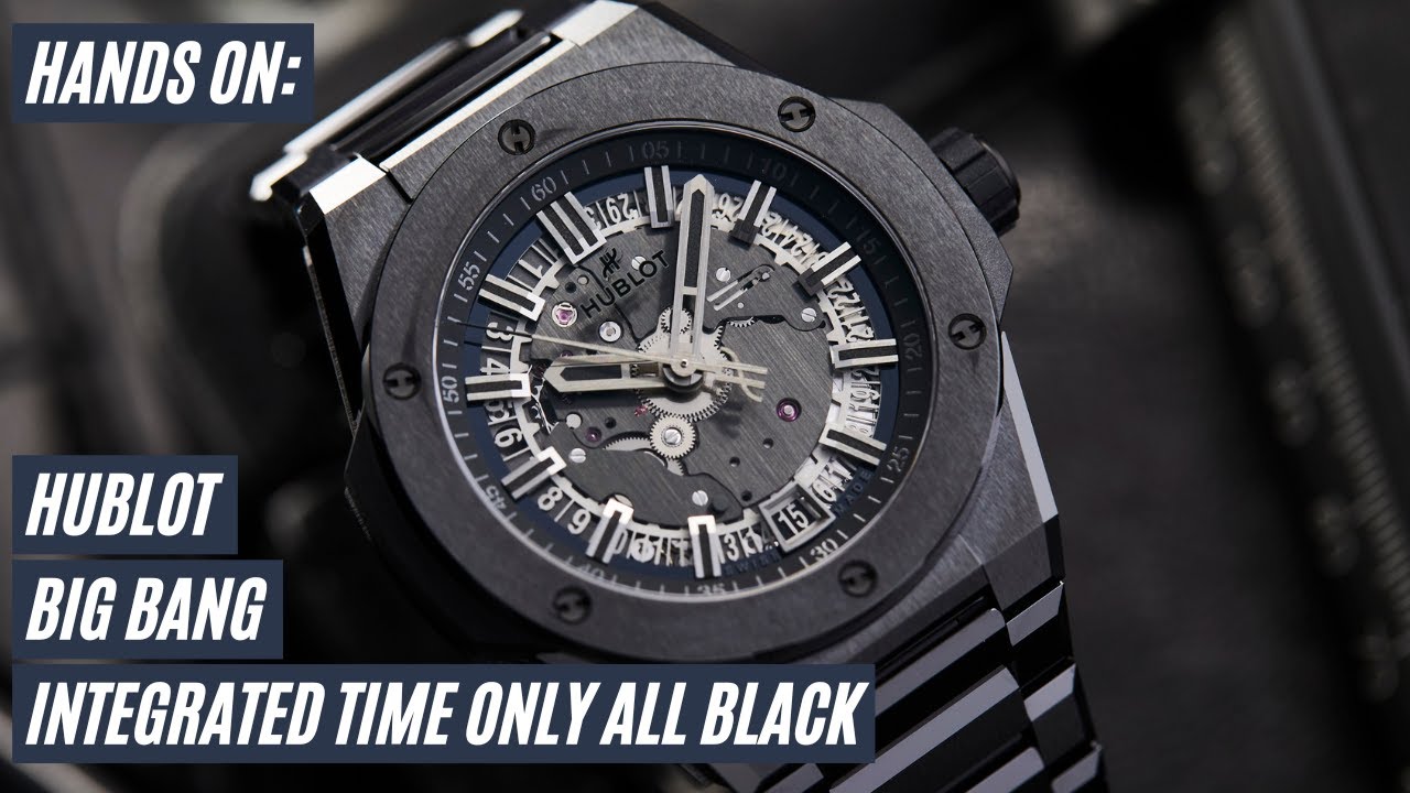 The Hublot Big Bang Integrated Time Only is ceramic luxury, simplified