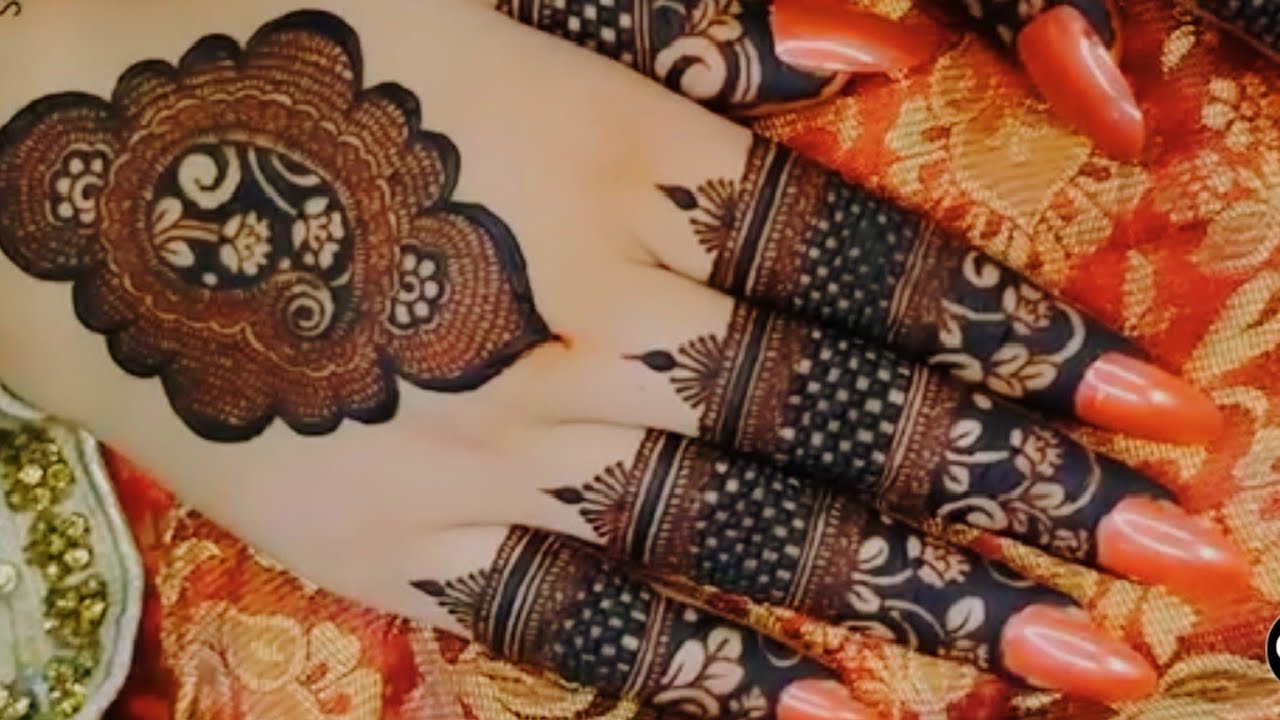 Top bridel hennah mehndi design For eid 2025@malihabridalcone