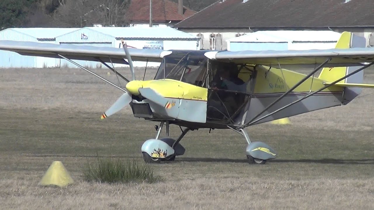 Décollage d'un ULM Best Off Sky Ranger