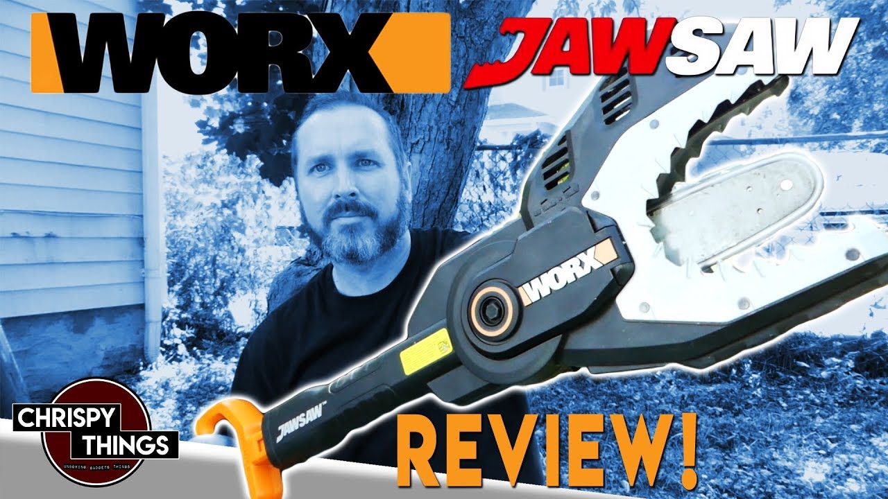 Тестирование Worx JawSaw: бензопила нового поколения?