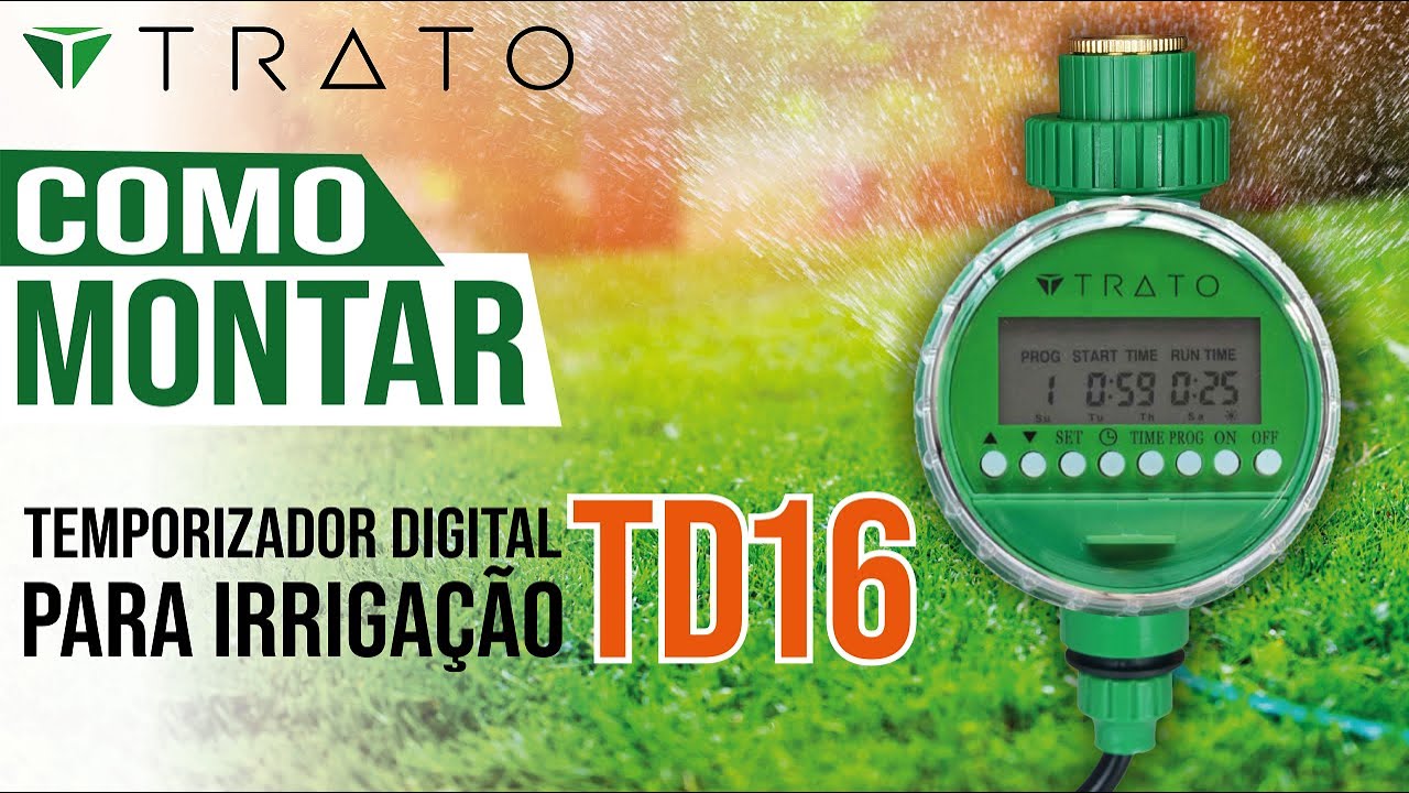 Como Montar o Seu Temporizador Digital para Irrigação - TD16 TRATO