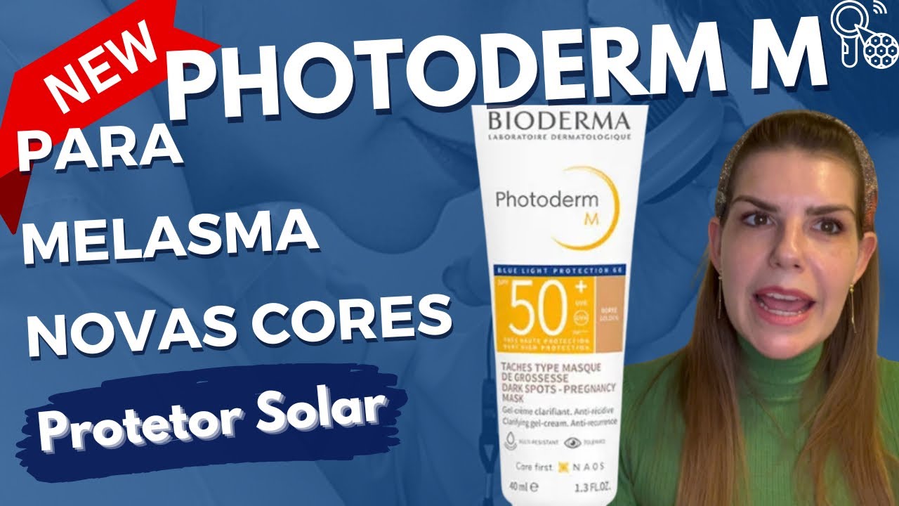 Testando o NOVO Photoderm M - novas cores - para MELASMA