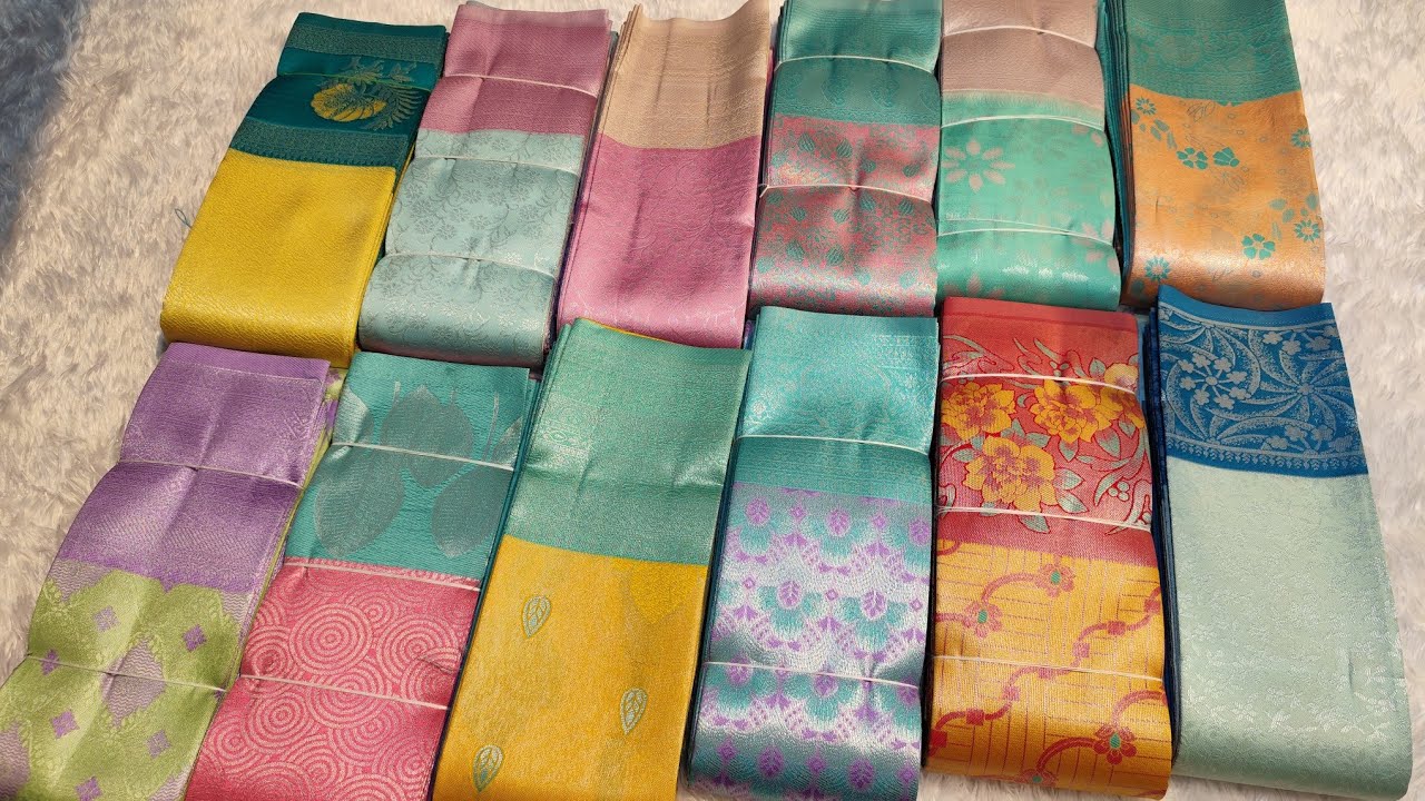 🌟Soft & Shinning 🌟Semi Kanchi sarees🌟 Premium quality 🌟 Grace Silks 🌟 WhatsApp 9363639949🌟