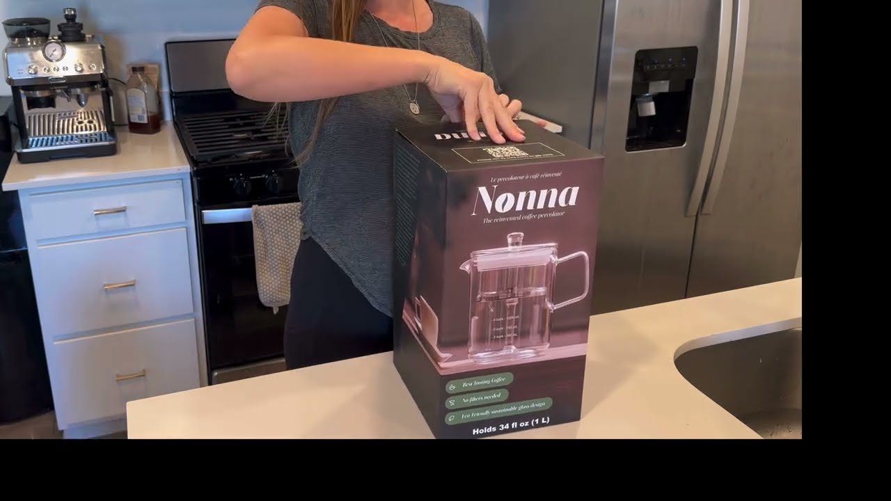 NONNA Glass Coffee Percolator Review | Unboxing, Brewing Process & Taste Test (No Bitterness)