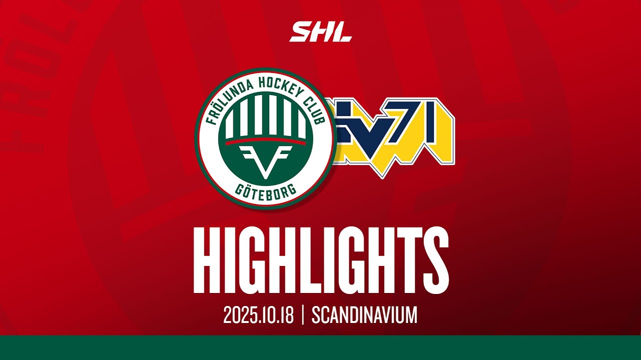 HIGHLIGHTS: Fr&ouml;lunda HC - HV71 | SHL | 2025-10-23
