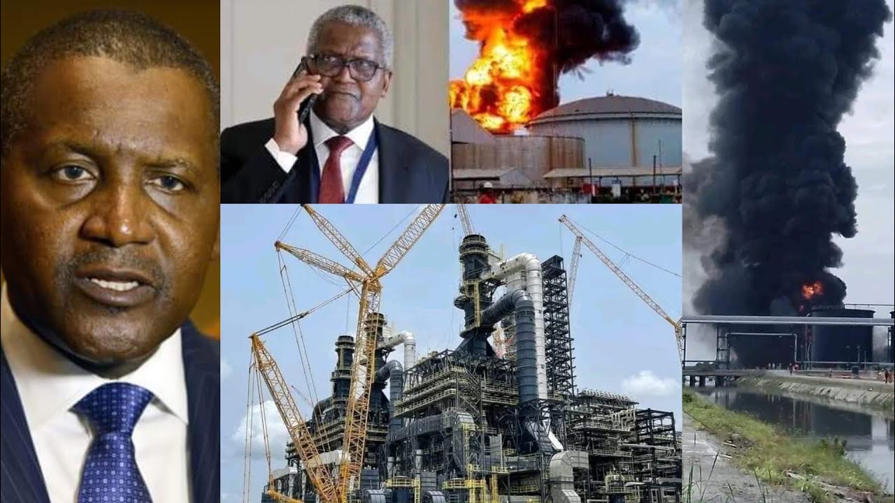 Gobara Ta Tashi A Matatar Man Fetur Ta Dangote innalillahi wa inna ilaihir raju'un Dangote Ya Koka