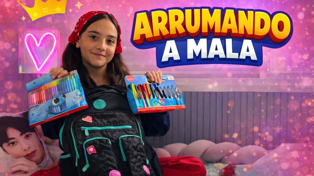 ARRUMANDO MINHA MOCHILA DA ESCOLA 🏫 | VOLTA AS AULAS #voltaasaulas #mimipuertas 
