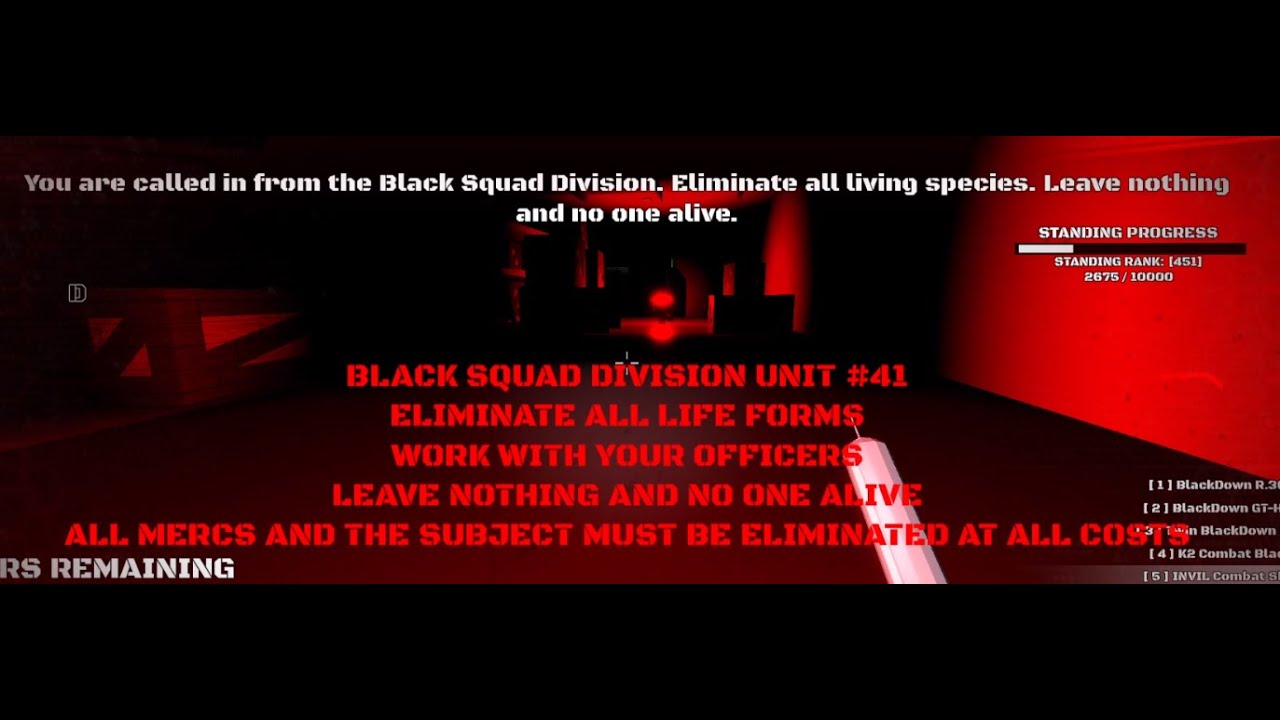 Black Squad Division 20 | Anomalous Activities