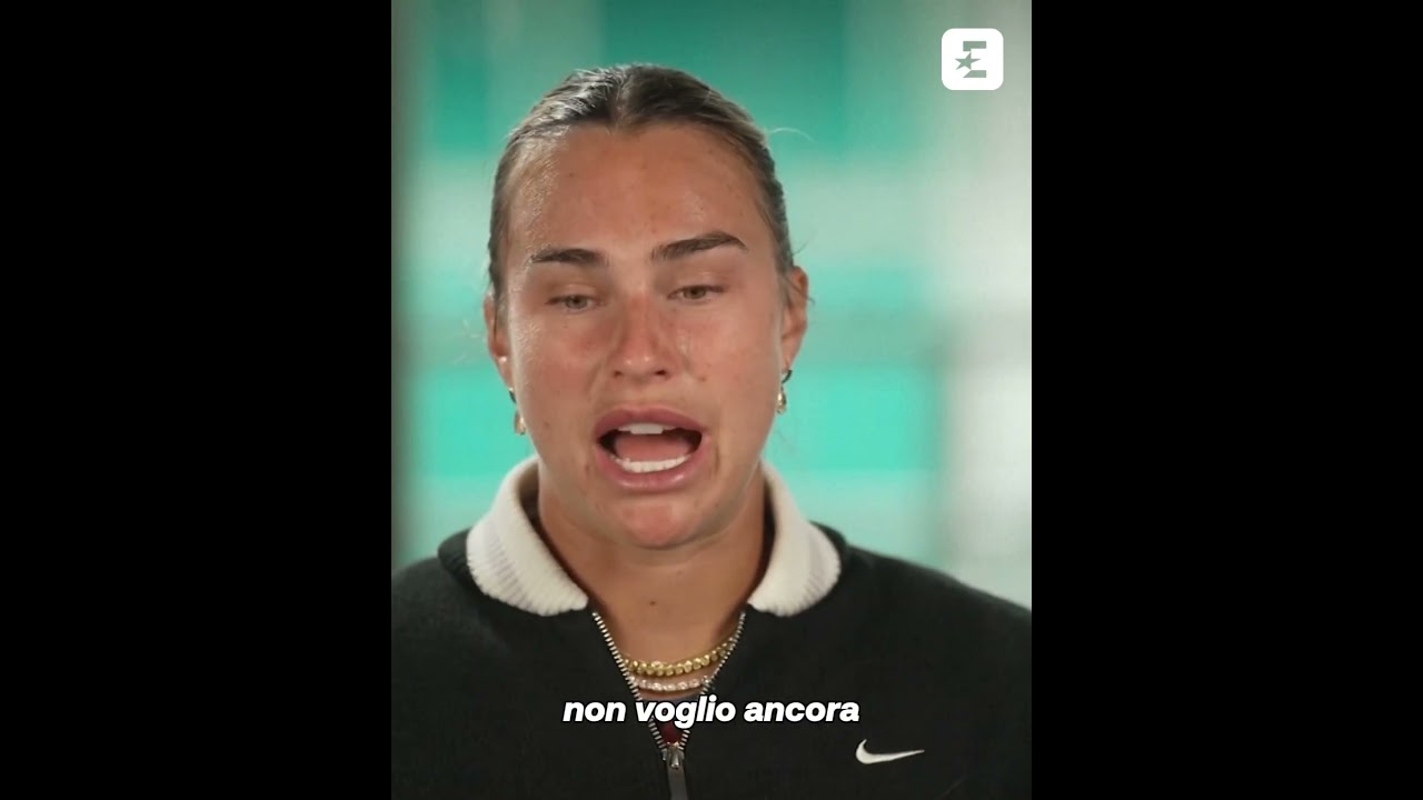 SABALENKA parla del SUNSHNE DOUBLE  🇺🇸