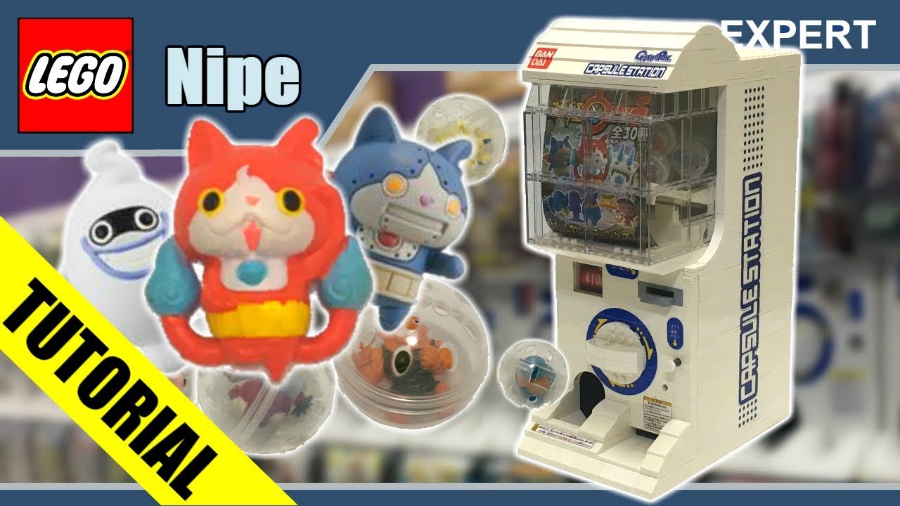 レゴでガチャガチャ 自動販売機 仕組み Nipe LEGO Capsule Toy Vending Machine【Capsule Station】TUTORIAL