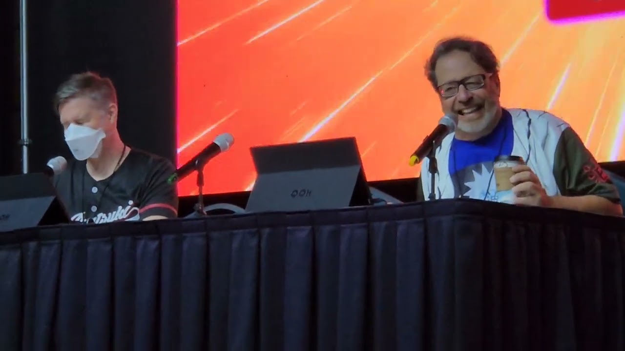 Yuri Lowenthal & David Lodge panel Anime Fiesta 2023 2