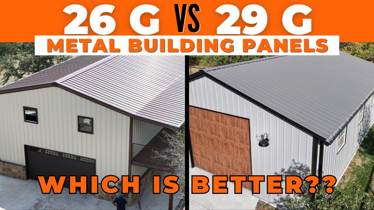 29g VS 26g Metal Building Panels | Know the Differences BEFORE YOU BUY! | WolfSteel Buildings
