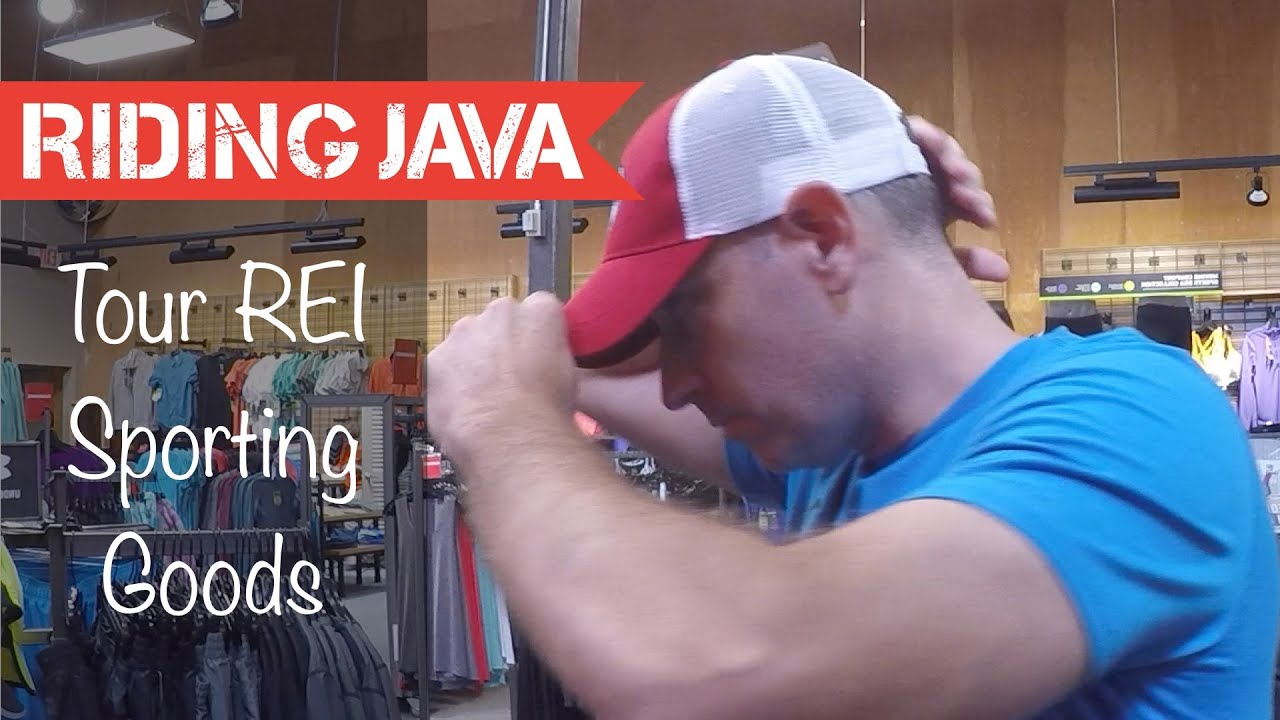 Shopping at REI in America