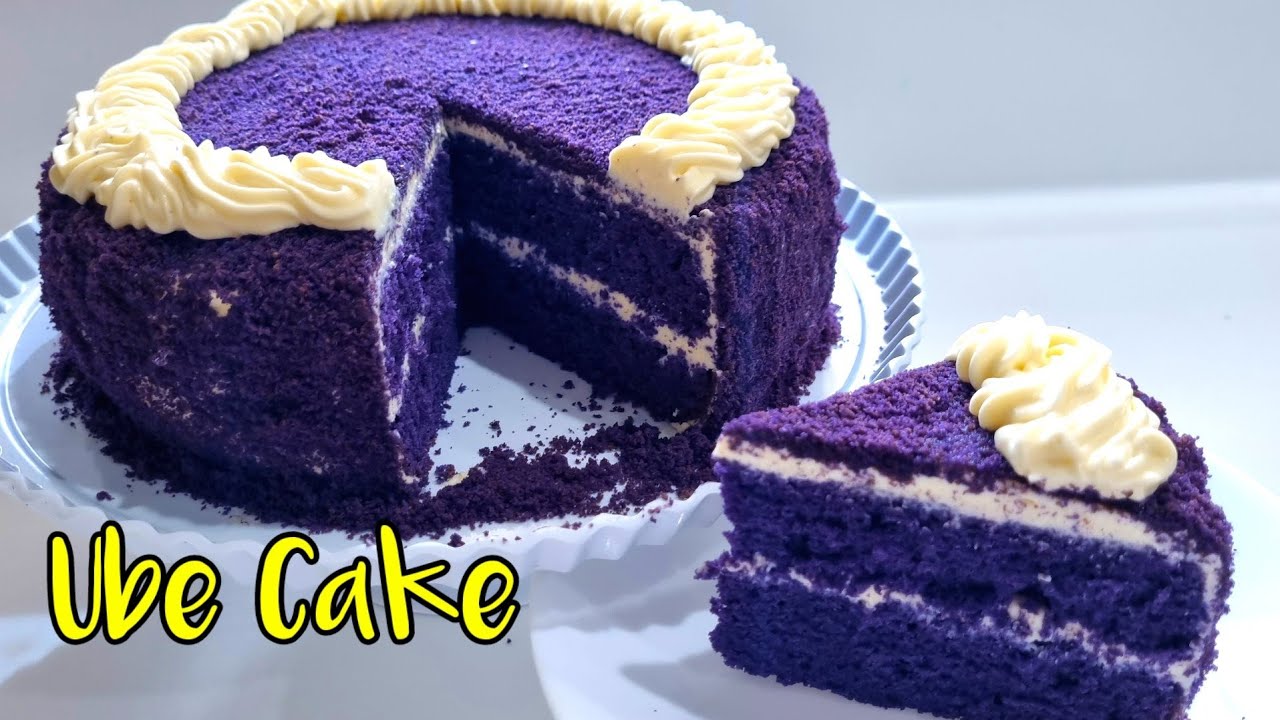 How To  Make Ube Cake Without Ube Halaya