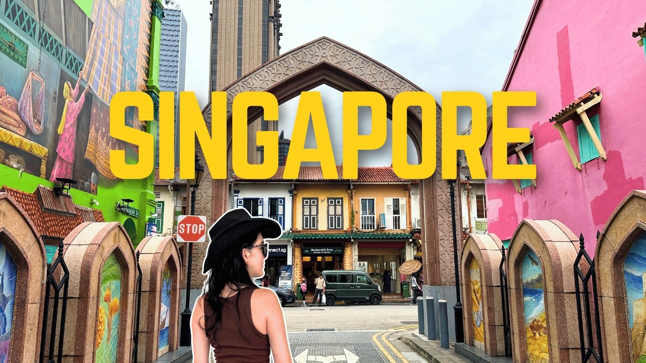 Американец в Сингапуре 🇸🇬 пробует местную еду в Кампонг Глам