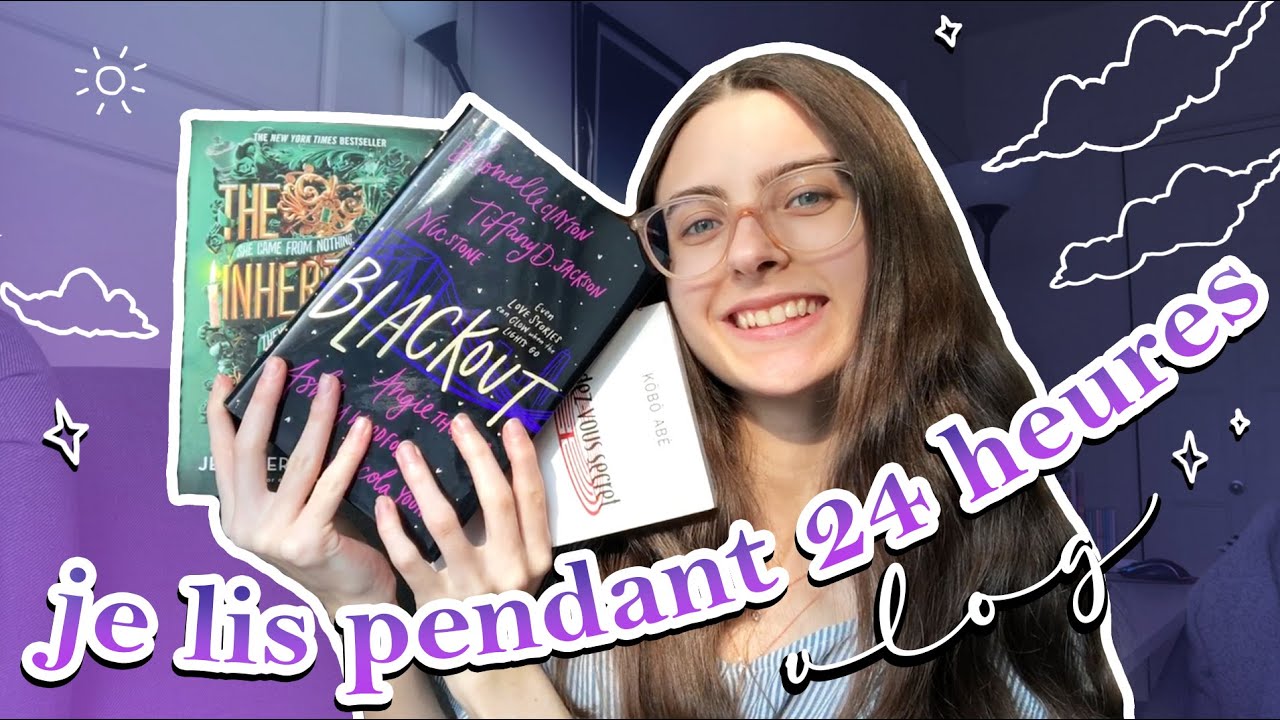 JE LIS PENDANT 24 HEURES | On lit la nuit (vlog lecture où je suis très fatiguée)