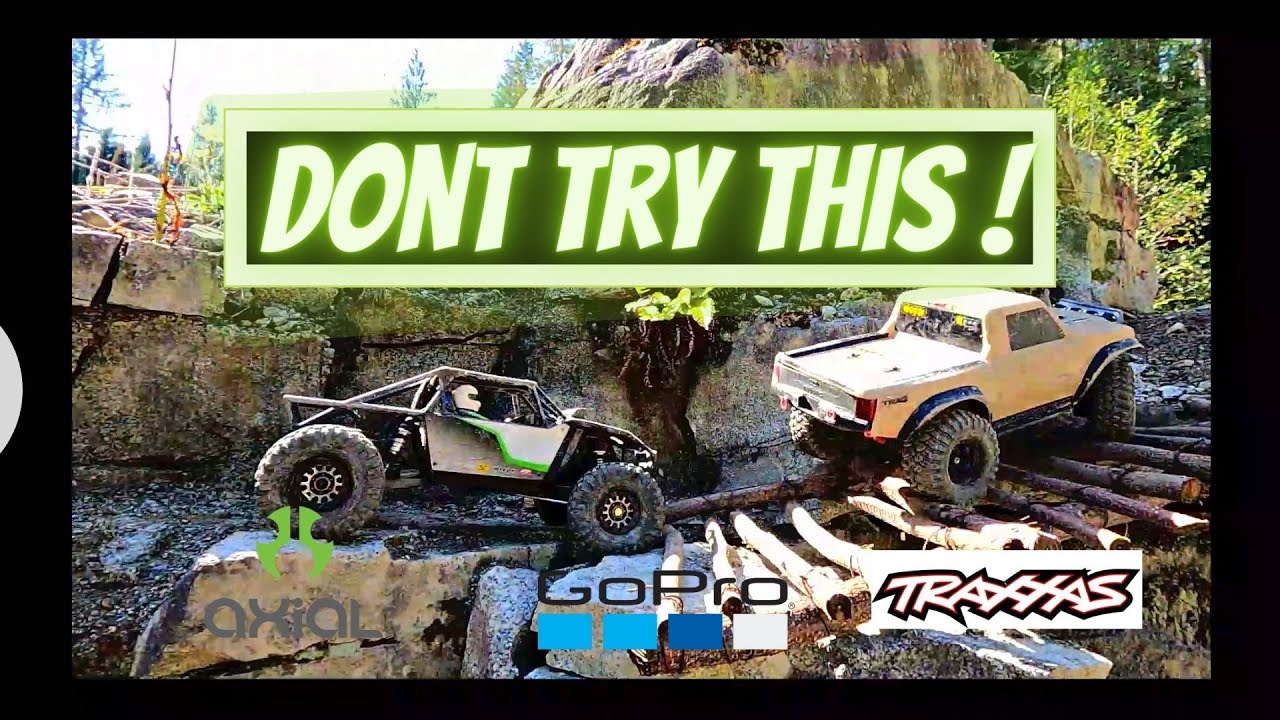 TRAXXAS TRX4 SPORT, AXIAL WRAITH & THE ELEMENT GATE KEEPER (DO NOT TRY THIS)
