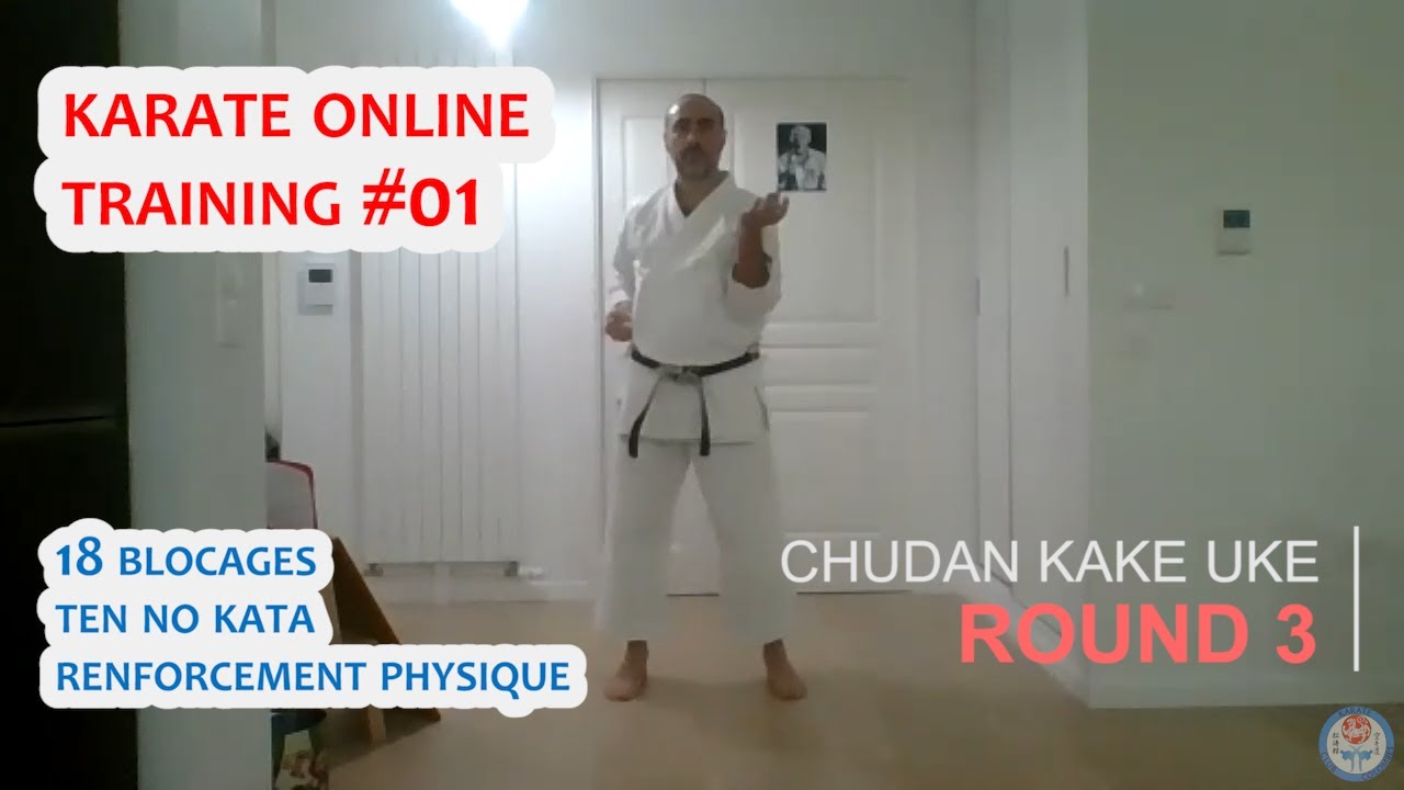 BLOCAGES POINGS FERMES & MAINS OUVERTES - TEN NO KATA - PHYSIQUE 🥋 Karate Online Training #01