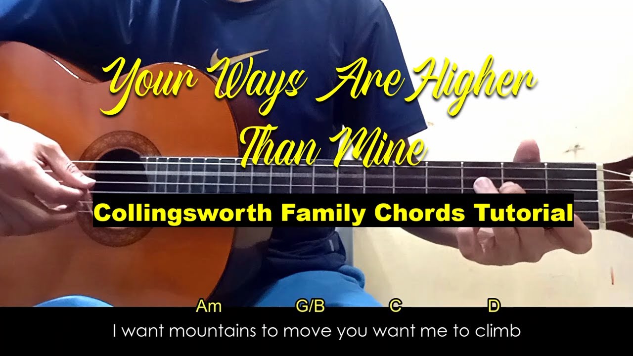 Your Ways Are Higher Than Mine Guitar Chords Tutorial [2024 UPDATE]