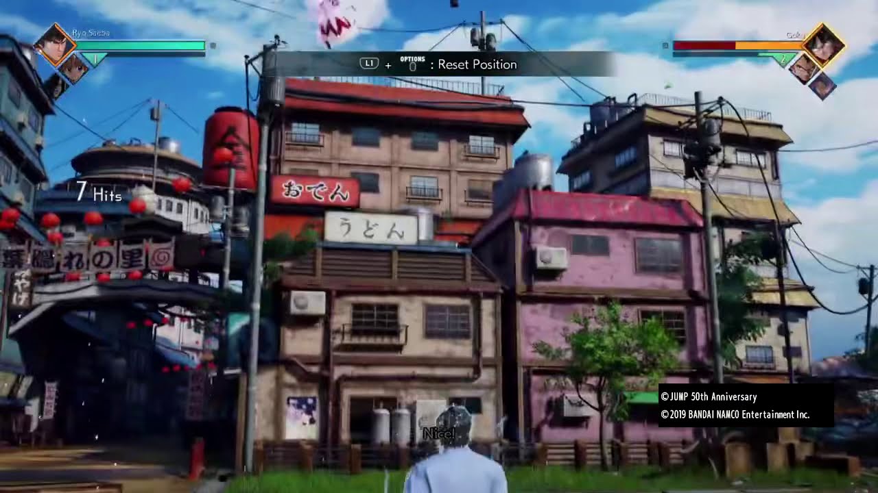 100% Ryo Saeba Combo|Jump Force|