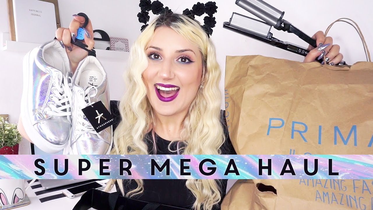 SUPER MEGA HAUL 2017! 😍 PRIMARK, KAT VON D BEAUTY, MULAC & MORE