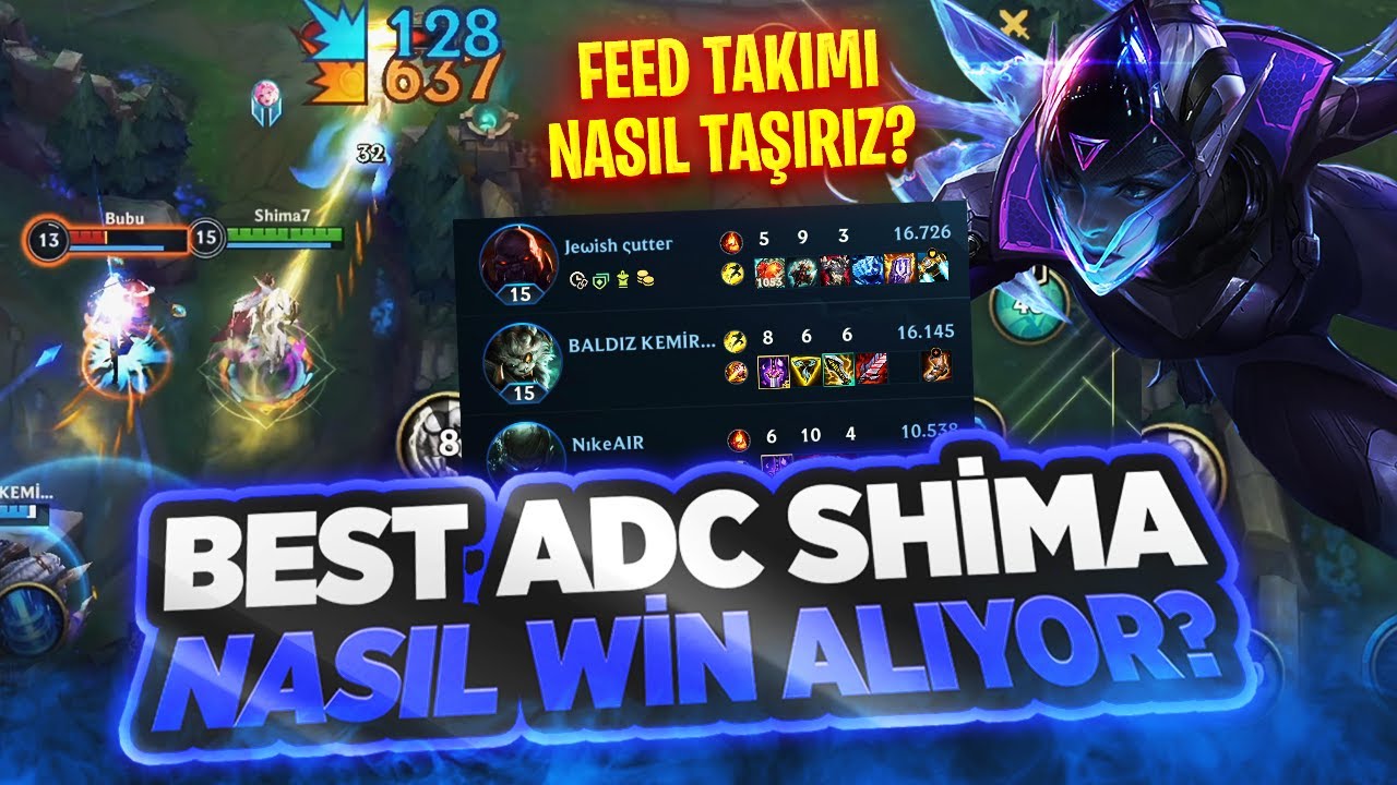 KÖTÜ TAKIMI TAŞIYAN ADC VAYNE OYNANIŞ! NASIL WİN ALDIĞIMI GÖRÜNCE ŞAŞIRACAKSINIZ! WİLD RİFT SHİMA