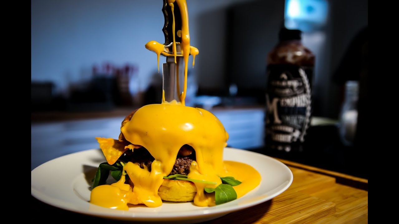 🍔 The Melted Cheese Burger - Burger mit geschmolzenem Käse 😁 [Deutsches Rezept]