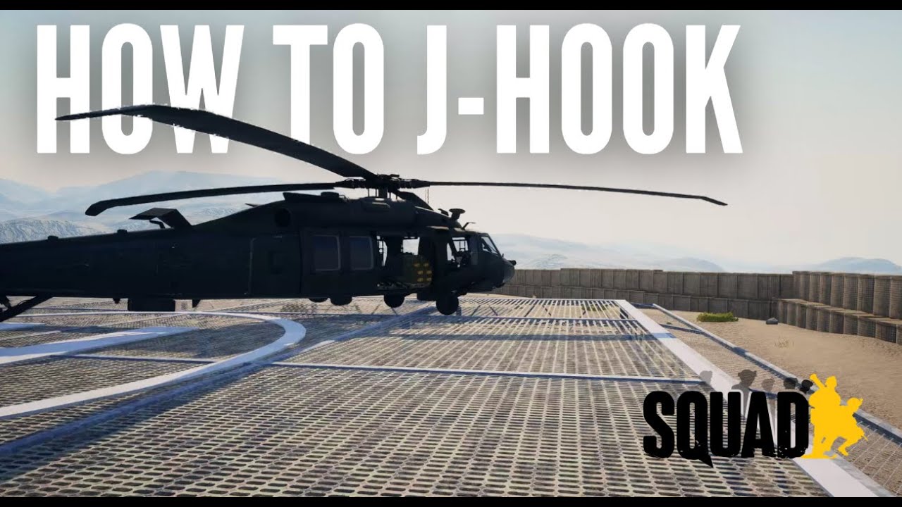 Squad - How To J-Hook A Helicopter | Mouse & Keyboard | Best Helicopter Landings