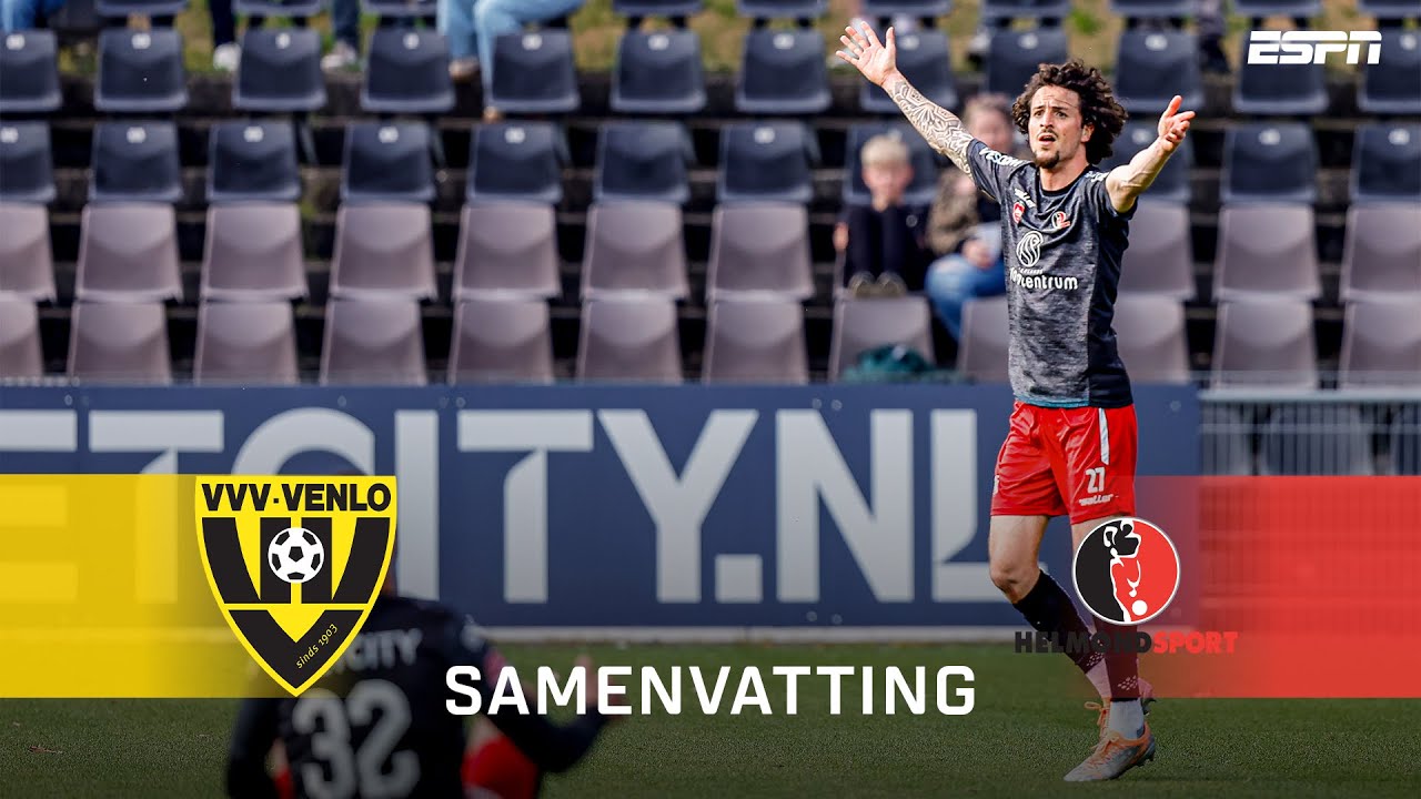 Bizarre RODE KAART Amir ABSALEM, 3️⃣ GOALS in LAATSTE KWARTIER | Samenvatting VVV - Helmond Sport