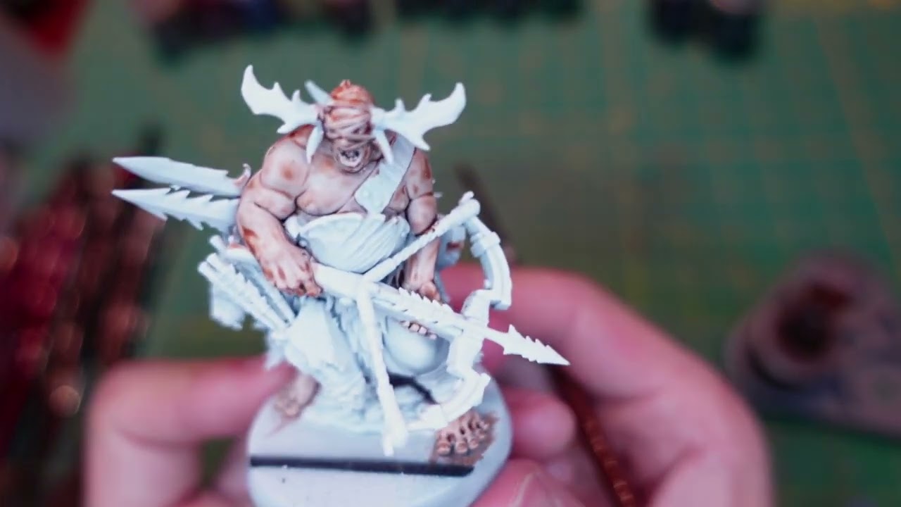 Warhammer n Chill: Painting the Bloodpelt Hunter Ogre
