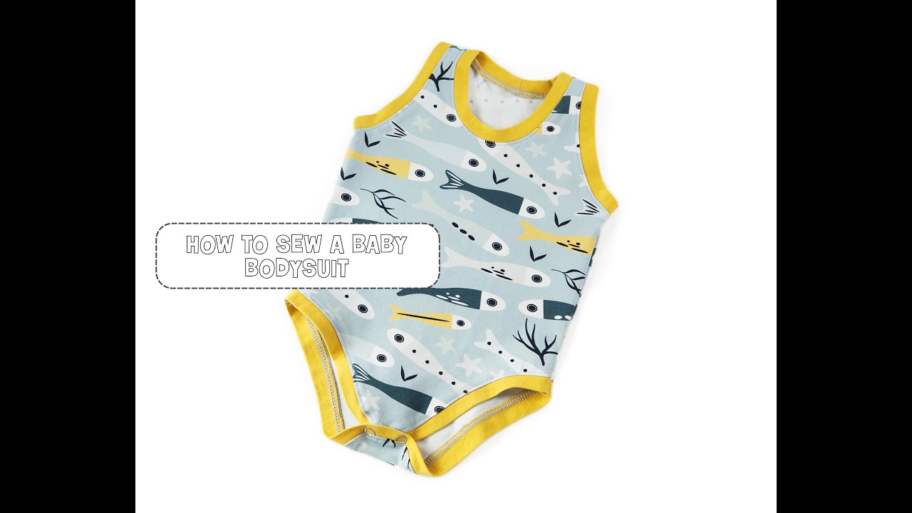 How to sew a baby sleeveless bodysuit - madebymepatterns.com