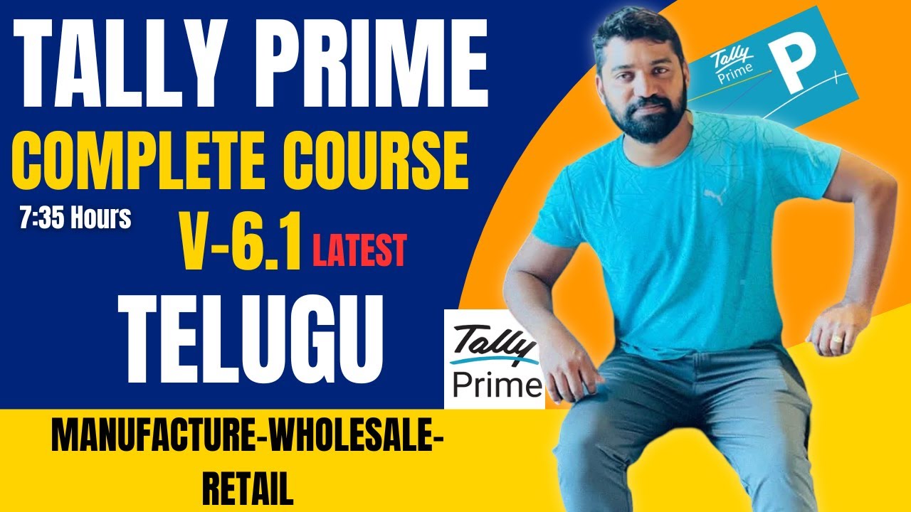 Tally Prime in Telugu | Real Business Transactions Explained| Tally Prime Latest