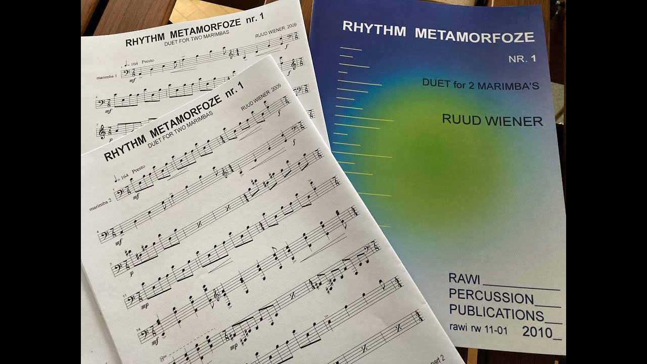 Rhythm Metamorfoze nr 1 score video by Ruud Wiener