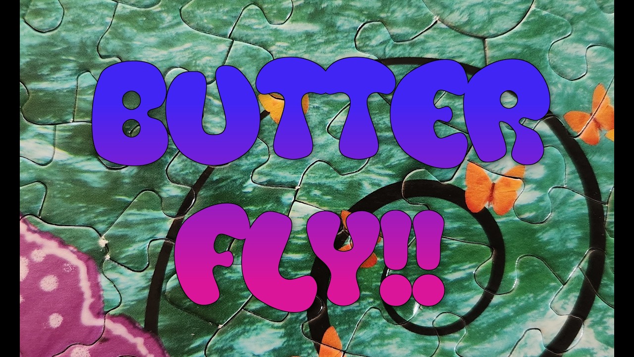 A Beautiful Butterfly!! An Enjoyable Shaped Puzzle.