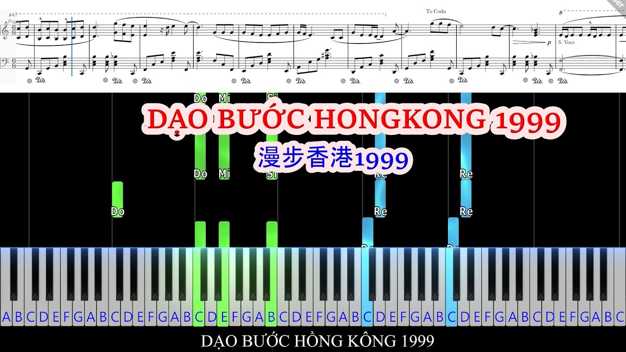 Dạo Bước HONGKONG 1999 (漫步香港1999) | Sheet Free