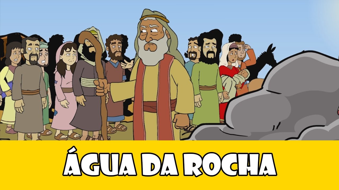 DESENHOS BÍBLICOS - ÁGUA DA ROCHA