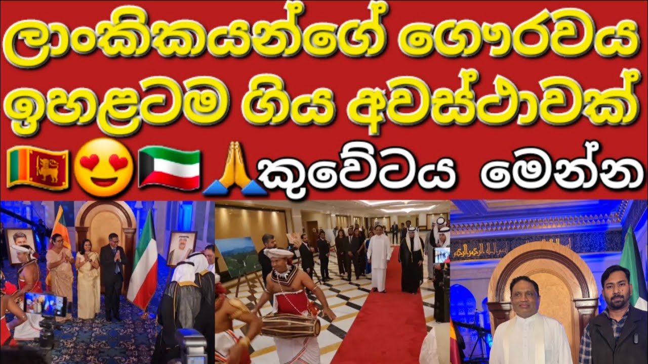 🇰🇼🙏😍🇱🇰ශ්‍රී ලාංකිකයන්ගේ ගෞරවය ඉහළ ගිය අවස්ථාව #sarfanbavlog #kuwaitsinhalanews #srilankabreakingnews