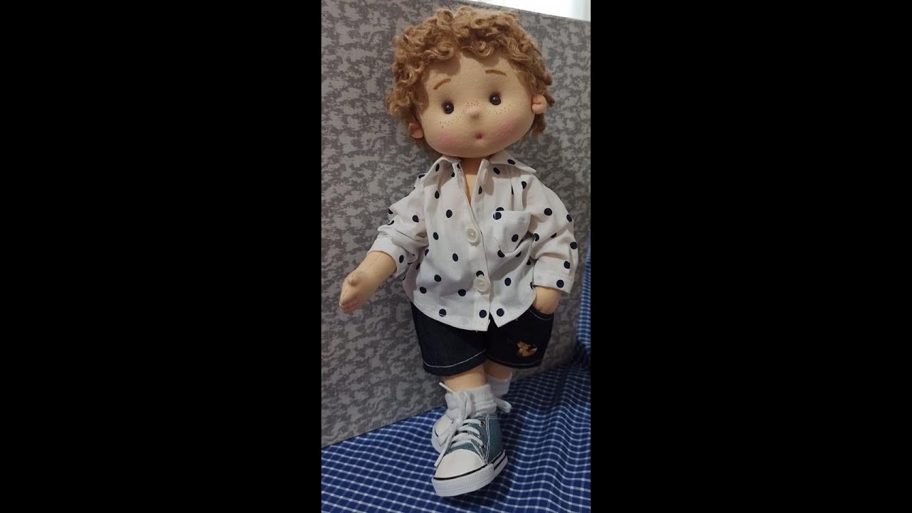 Игрушка Текстильная кукла Мальчик 1 часть Мастер класс Мастер класс