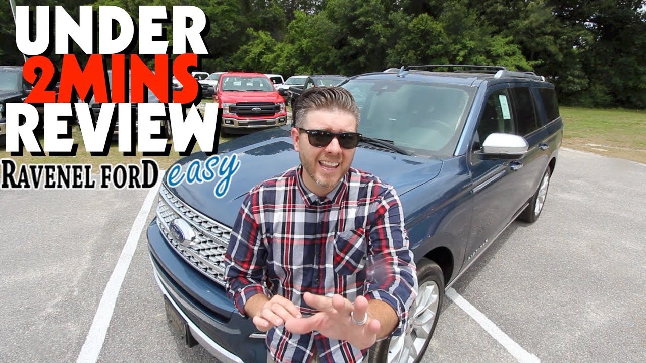 2018 Ford Expedition Platinum MAX | UNDER 2 Minutes REVIEW - $98 Over Invoice @ Ravenel Ford!!!