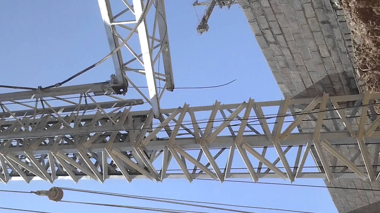 Mobile Tower crane erection part 2