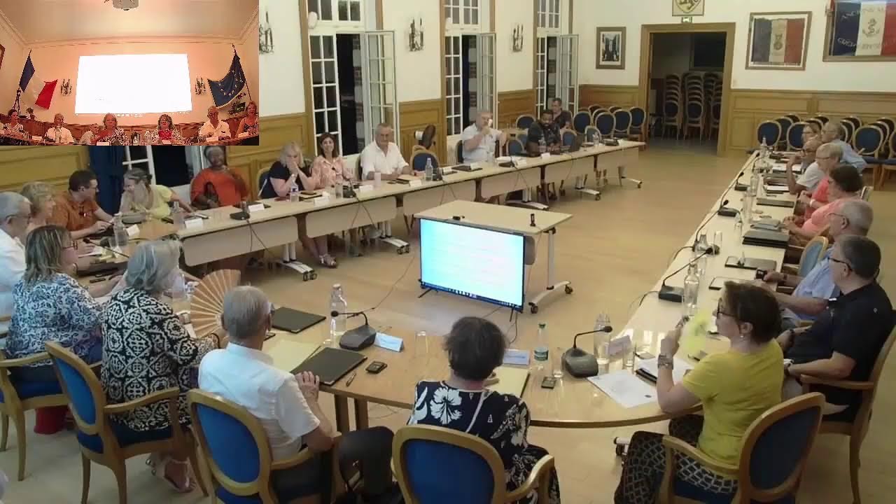 Conseil municipal du 1 Juillet 2025 - Salle du Conseil