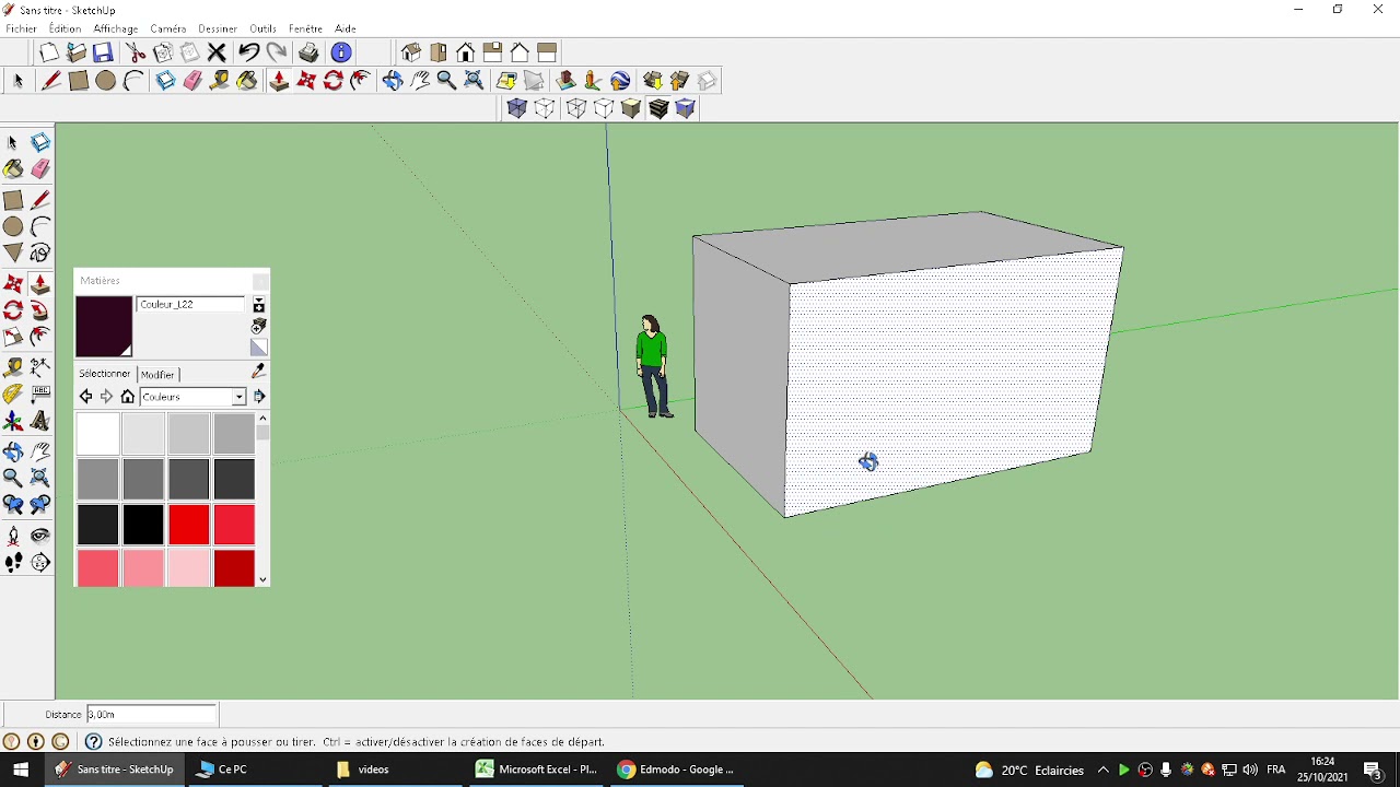 3D Sketchup : réalisation d'une maison en 3D - partie 1