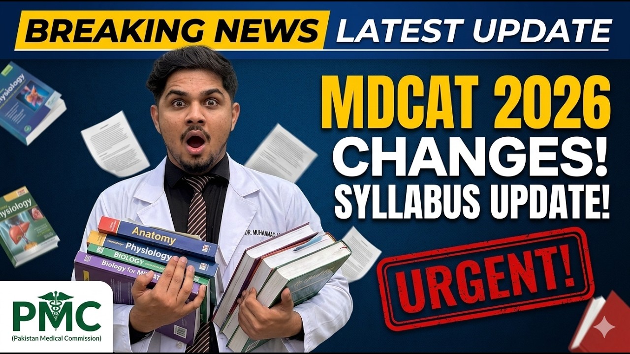 MDCAT 2026 Big Announcement | Watch Before It's Too Late!