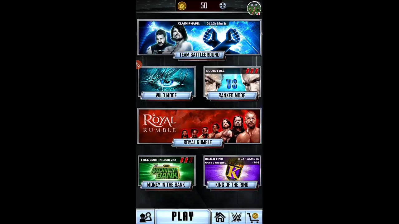 WWE SuperCard summerslam 17 tier TBG opening and RD angle complete