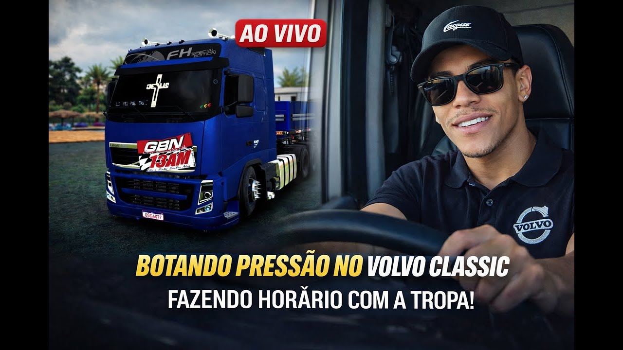🔴 AGORA: VOLVO CLASSIC BOTANDO PRESSÃO NO MG INTERIOR 🚛💨