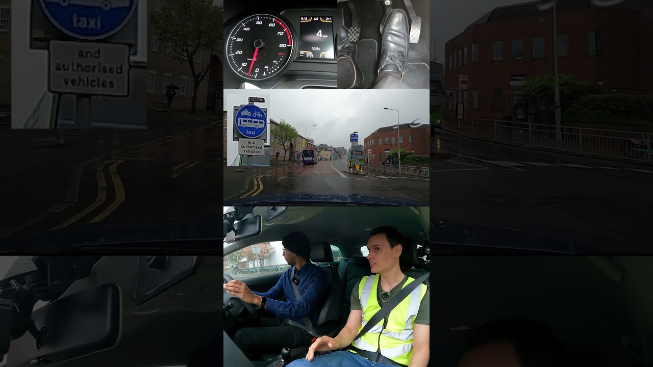 Bus lane fail #mocktest #learningtodrive